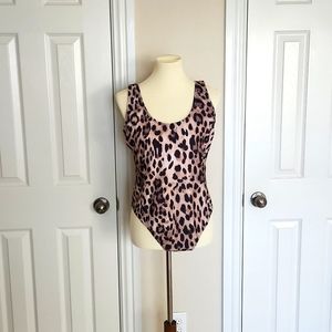 Boohoo Leopard Swimsuit